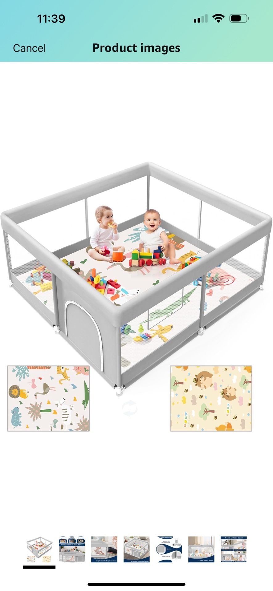 Used Twice Play Pen With Ball Pit
