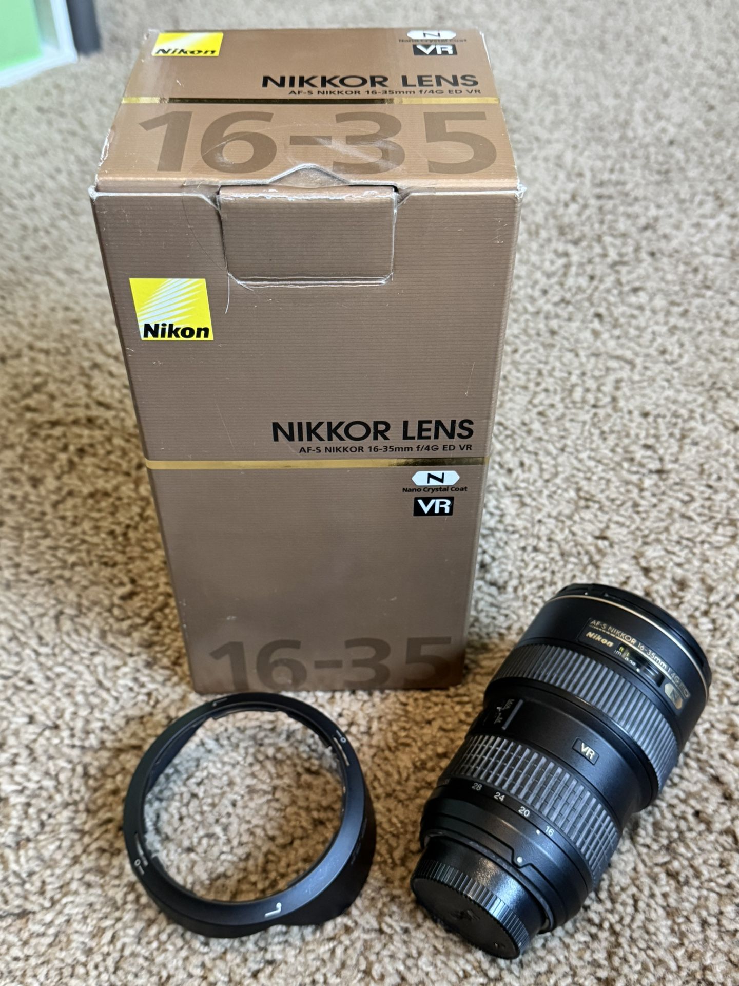 Nikon 16-35mm f4 lens