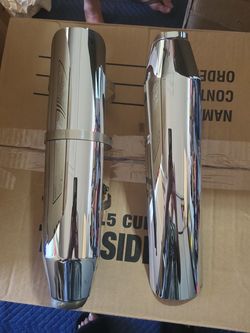 Fatboy stock muffler shields 2000