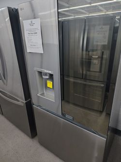 50% OFF 3 DOOR FRENCH DOOR FRIDGES!  THIS WEEK ONLY! LG 26 Cu Ft, 36"W (Was $2099 Now Only $1049)