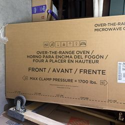 Stainless Steel Over Range Microwave (New)