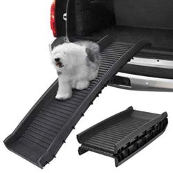 New ZENY Bi-Fold Pet Ramp for Dog and Cat Ramp Great for Trunk Back Seat Ladder Step Car SUV