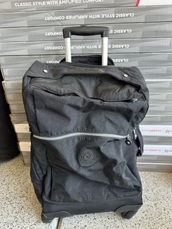 Kipling Darcey Black Nylon Rolling Luggage