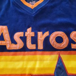 Houston Astros GIII Velour Rainbow Jersey