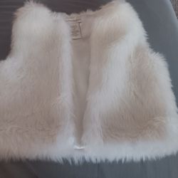 Girls Size 5, Cynthia Rowley Faux Fur Vest 