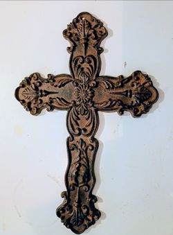 Vintage / Antique Cast Iron Cross 1900s-1920s