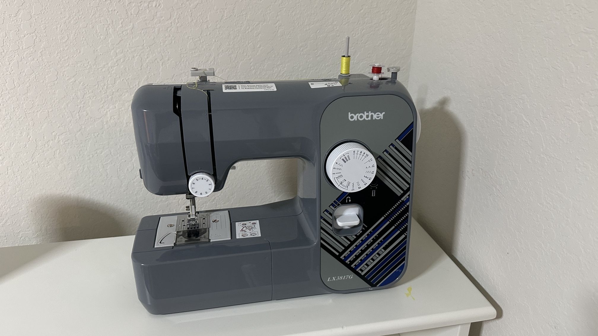 Brother RLX3817G Full Size 17 Stitch Sewing Machine Grey