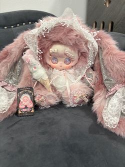 Sanmi Rabbit I am the protagonist 800% Pink bunny rare sugar hair