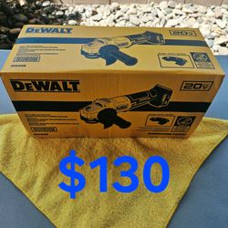 $130 Dewalt 4.5" Grinder Paddle switch 20-Volt (Tool-Only) model DCG408B