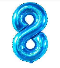 New number 8 ballon 40 inch