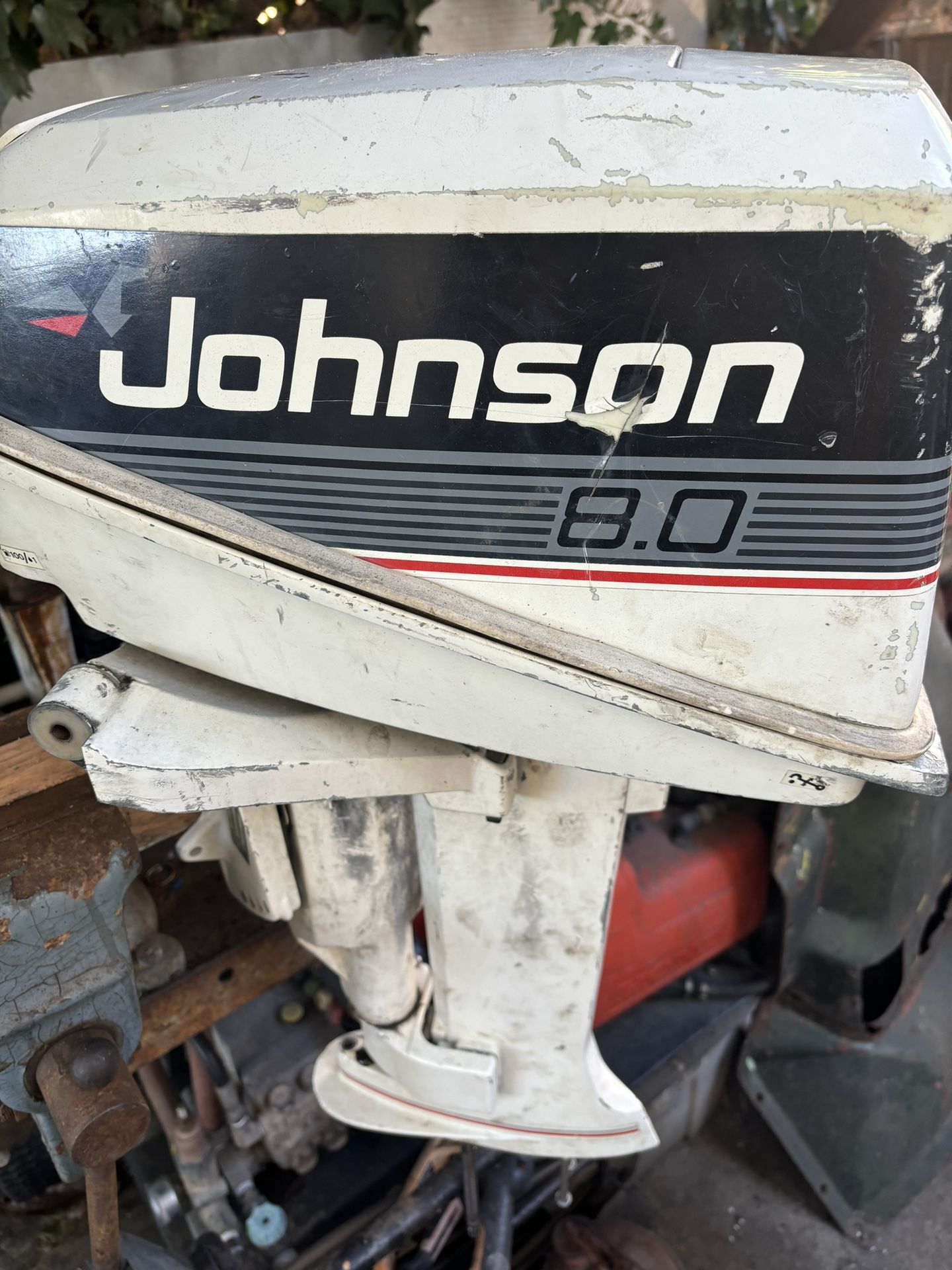 2 Johnson 8 Hp Outboards