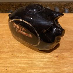 Vintage Harley Davidson Piggy Bank