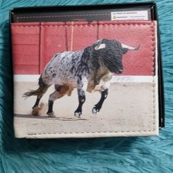Wallet bull design in a box