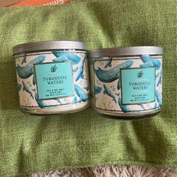 Turquoise Waters Candle Pair 