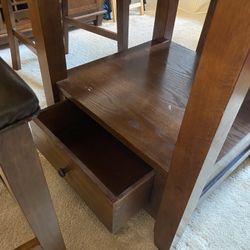 Low Boy, Table And 4 Chairs