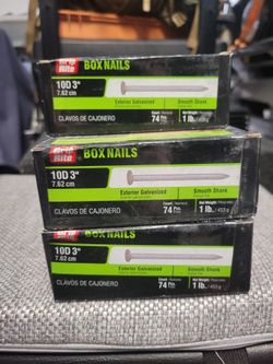 Exterior Galvanized Steel Box Nails