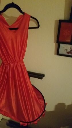 Little girls red dress for Halloween