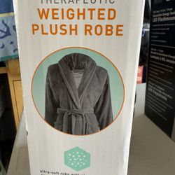 Therapeutic Weighted Plush Robe ( New In A Box)