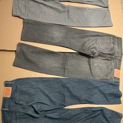 4 Pairs of Jeans Tommy/UK/527 & 514 Levis Jeans  in a Great Shape