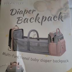 Diaper  Backpack  With Bassinet 