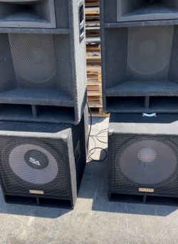 Carvin & Yamaha DJ/Church PA Speaker System Setup