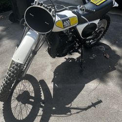 1976 Yamaha 400MX Competition Motorcycle All Original Engine Free