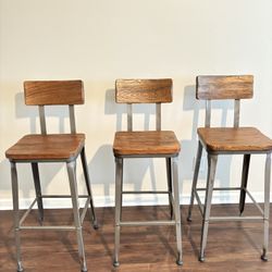 $85 For ALL 3 Bar Stools