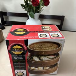 New Bamboo Steamer Basket