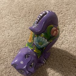 Painted Cat Piggy Bank 