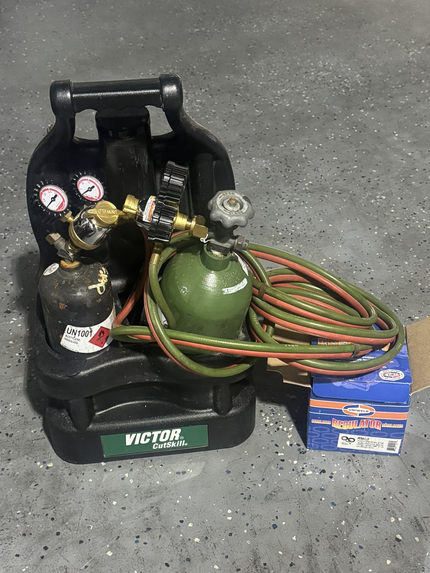 HVAC Brazing kit with Regulators