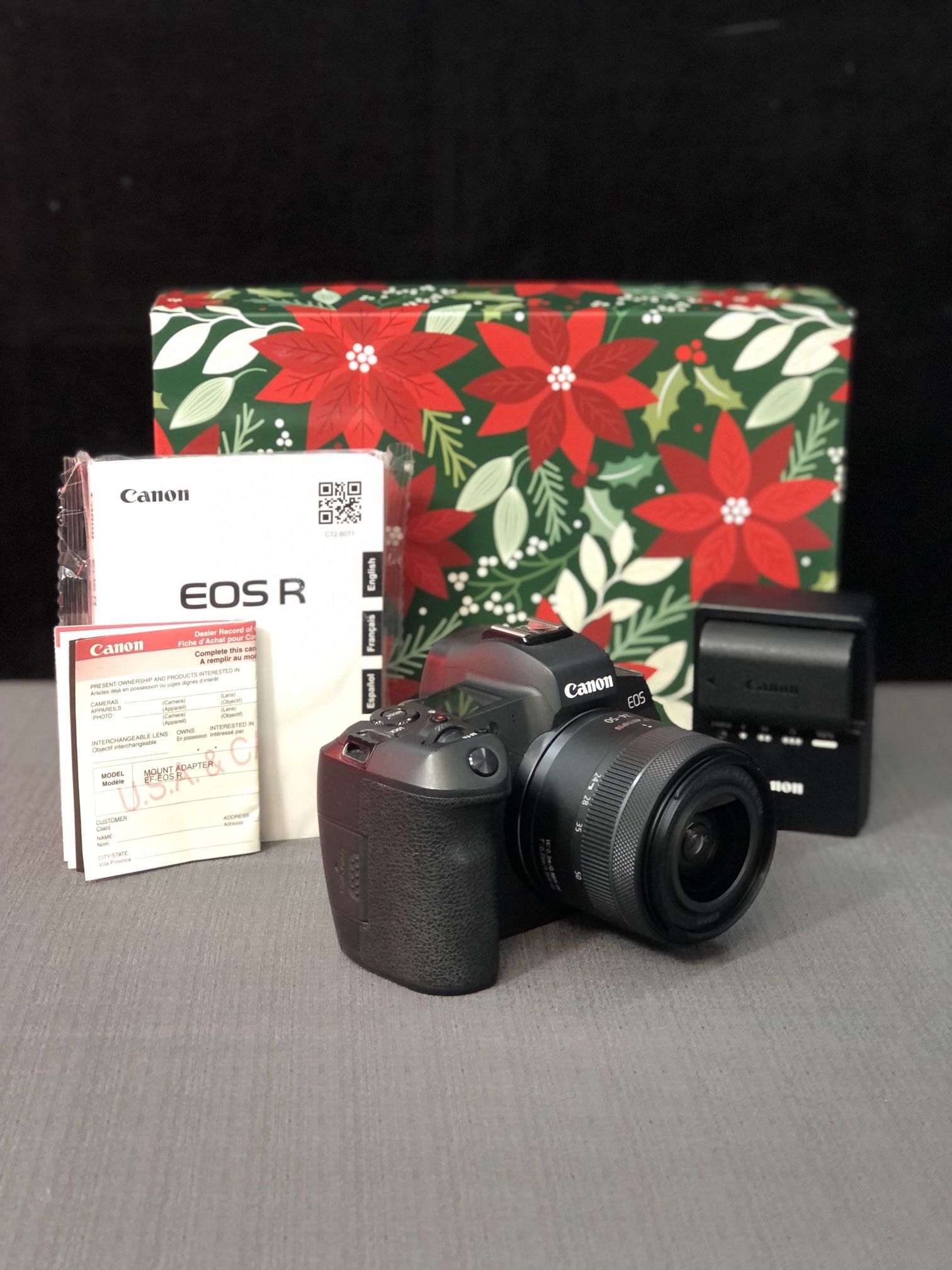 Canon EOS R Mirrorless with New Canon RF 24-50mm f/4.5-6.3 IS STM Lens