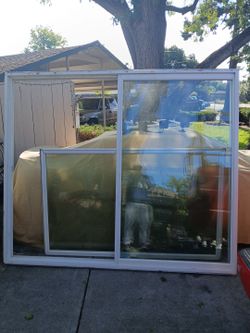 Sliding glass patio door