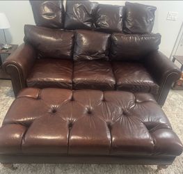 Vintage Ralph Lauren Henredon Sofa - Espresso