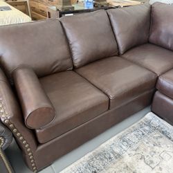 Top Grain Leather Sectionals Only @ FURNITURE LOVE ❤️ Same Day Delivery Service 🚚 