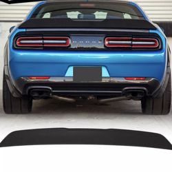 Fits 15-22 Dodge Challenger OE Style Trunk Spoiler Wing Matte Black ABS