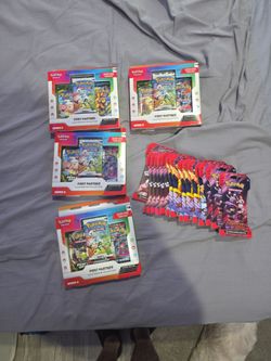 Pokémon TCG First Partner Illustration Collection Series 2 & sleeved destined rival packs