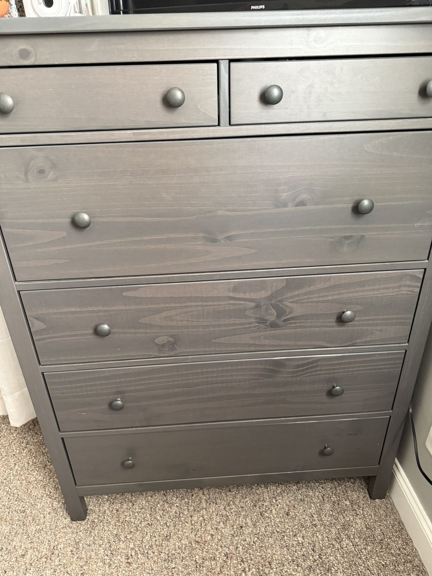 IKEA Gray Stained Dresser