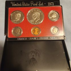 1973-S US Mint Proof Set 6 Coin Set OGP Original Government Packaging