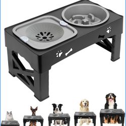 Elevated Slow Feeder Dog Bowls  W(88)