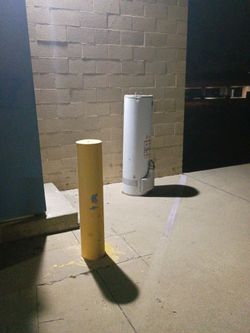 Free broken water heater scrap metal
