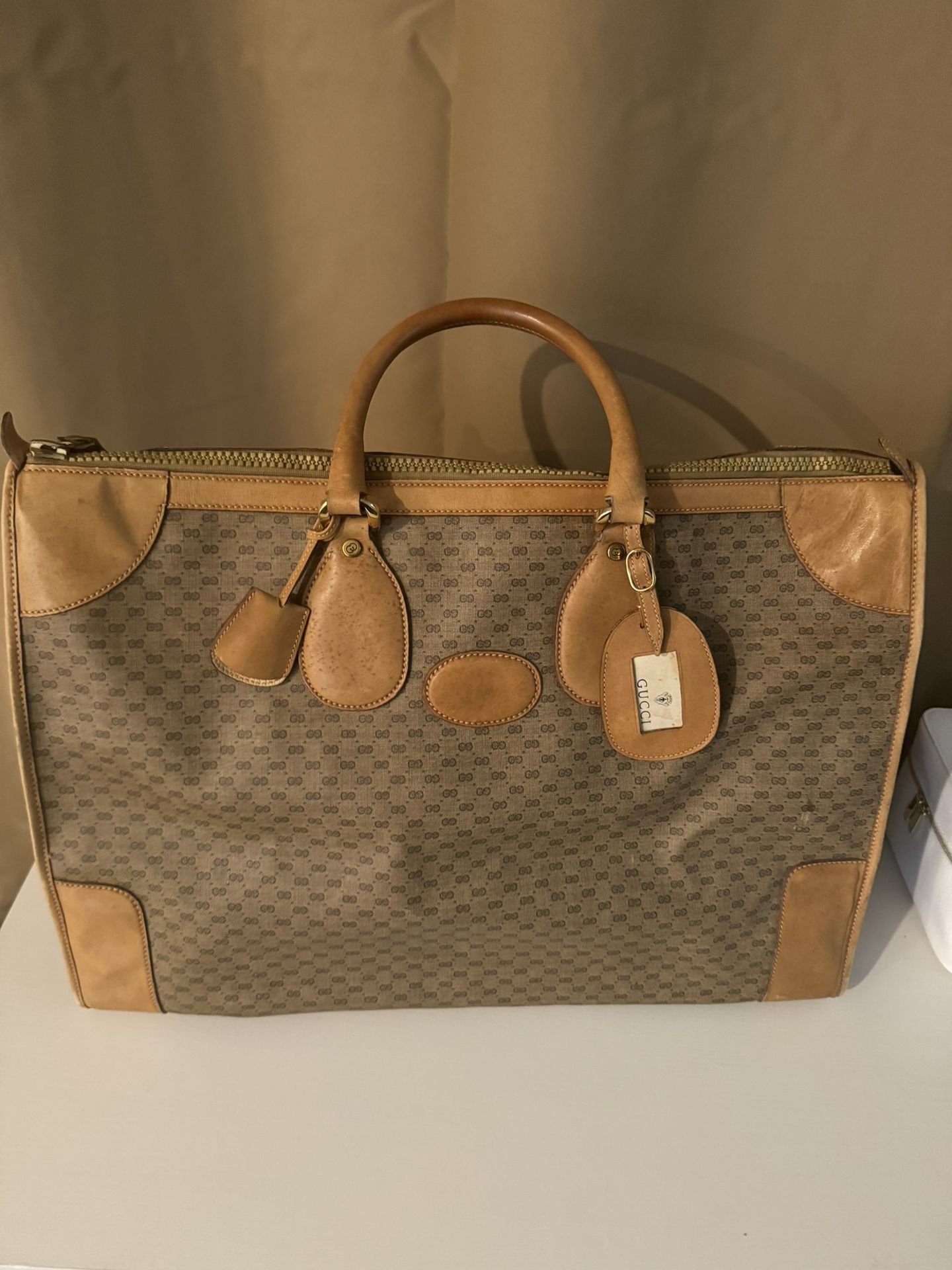 Vintage Gucci Luggage Tote