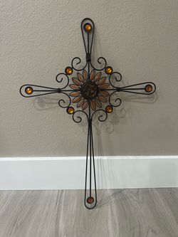 Decorative Metal Cross Wall Decor