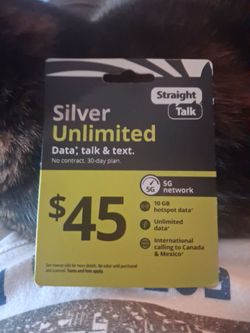 Straight talk service card