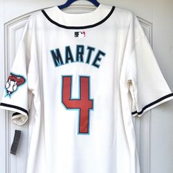 2XL - DBACKS #4 KETEL MARTE JERSEY