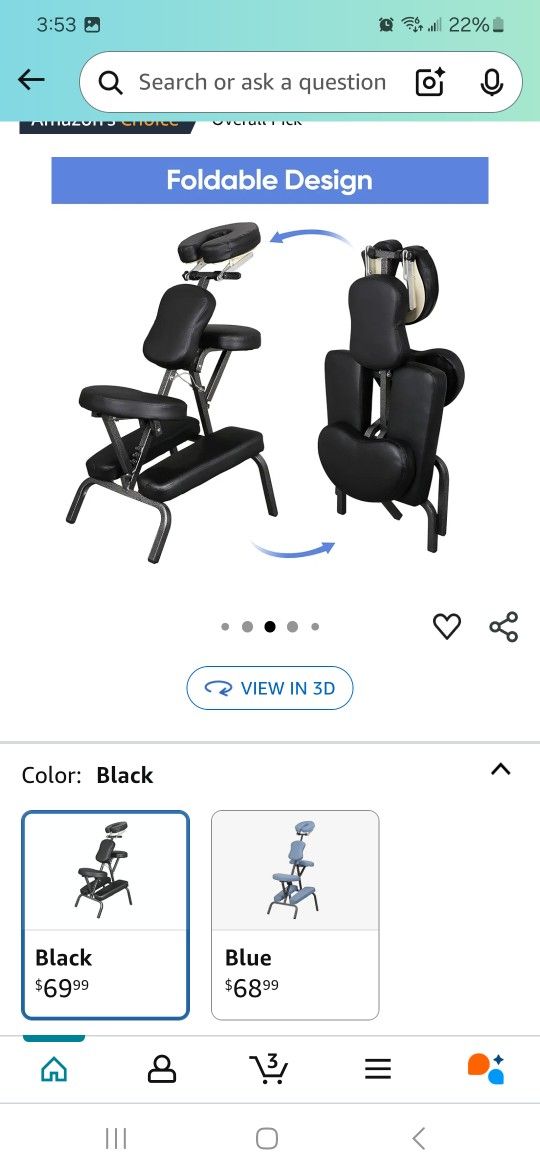 Massage/ Tattoo Chair