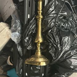 Solid Brass Candle Holder