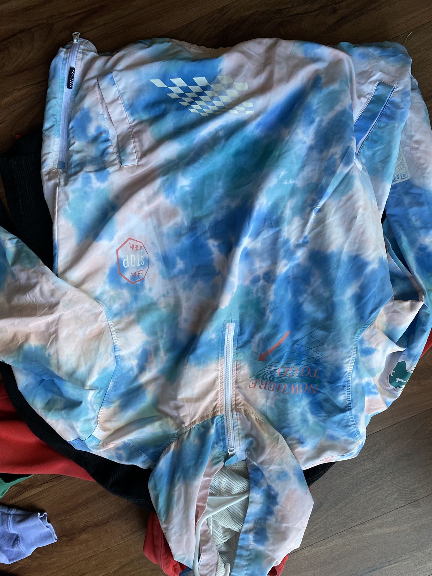 Pink/Blue Windbreaker