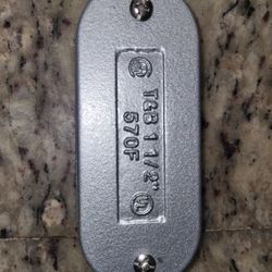 T&B 1-1/2 inch rigid Conduit Iron Covers