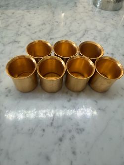 Gold plated Shot cups
