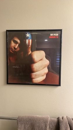 Framed Don Mclean, American Pie Lp